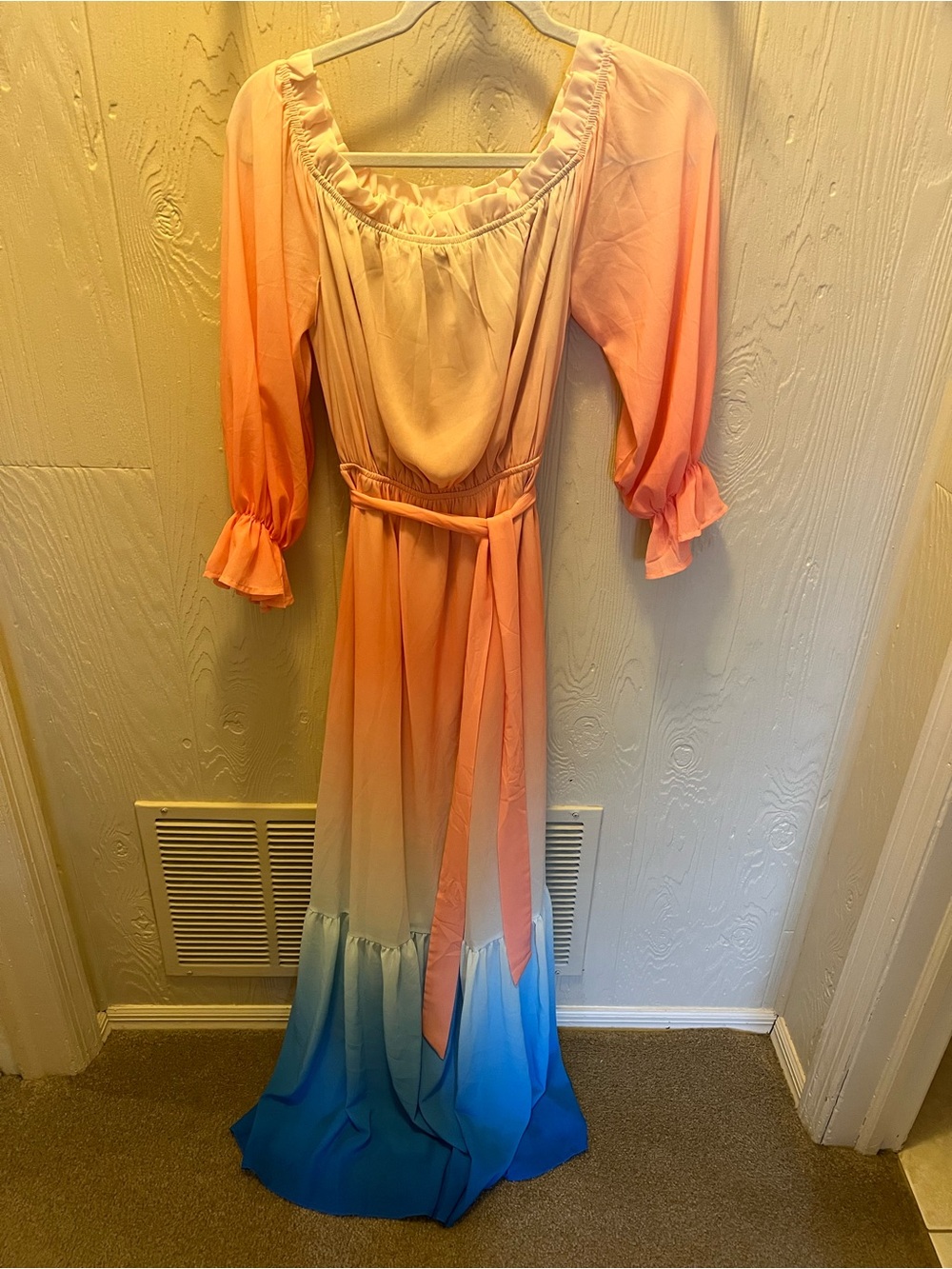 Mint Julep Boutique Pink Ombre Maxi Dress